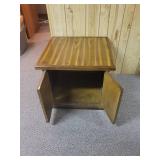 End Table 27 x 27 x 22 located in basement