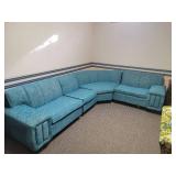 Vintage 4 Piece Sectional Sofa (Located in basement)