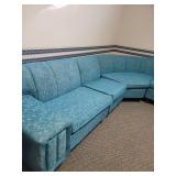 Vintage 4 Piece Sectional Sofa (Located in basement)