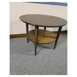 Vintage End Table 28" Across (Located in basement)