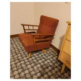 Vintage Rocking Chair Located in Basement