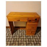 Desk 33.5 x 14.5 x 29 Located in Basement