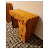 Desk 33.5 x 14.5 x 29 Located in Basement