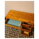 Desk 33.5 x 14.5 x 29 Located in Basement