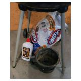 Uniflame Charcoal Grill with Charcoal and Lighter Fluid