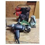 Craftsman 1/2" 3/8HP Drill, Skil Single Speed Drill, and Sander