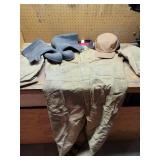 XLG Coveralls, 2X Over boots, and Winter Hat