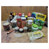 Household Chemicals, Spray Paint, Wood Stain, and Automotive Fluids
