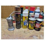 Household Chemicals, Spray Paint, Wood Stain, and Automotive Fluids