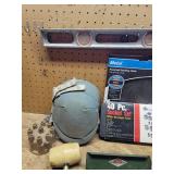 Tools, NIB Socket Set, Hammers, Drill Bits, Sand Papers