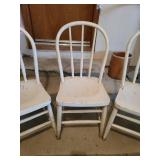 3 Vintage Wooden Chairs