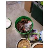 Pinecones and Birdseed