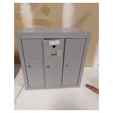Salisbury industries 3503 ASU surface mounted vertical mailbox with three doors