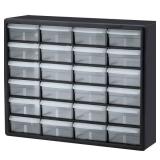 Akro-Mils 24-Drawer Plastic Storage Cabinet -AKM10124 (20-inch x 16-inch x 6.5-inch)