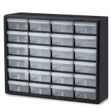 Akro-Mils 24-Drawer Plastic Storage Cabinet -AKM10124 (20-inch x 16-inch x 6.5-inch)