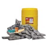 BRADY SPC ABSORBENTS SKA-55 Spill Kit, Universal, Yellow