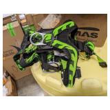 Honeywell Miller Full Body Harness, Vest Style, S/M, Polyester, Green