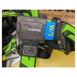 Honeywell Miller Full Body Harness, Vest Style, S/M, Polyester, Green