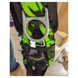 Honeywell Miller Full Body Harness, Vest Style, S/M, Polyester, Green