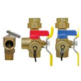 WEBSTONE 44443WPR Tankless Water Heater Valve,3/4 In,Brass