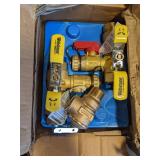 WEBSTONE 44443WPR Tankless Water Heater Valve,3/4 In,Brass