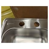 ELKAY K115152 Drop-In Mount Drop-In Sink, 2 Hole, Satin Finish