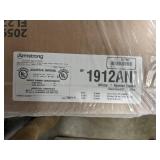 Ceiling Tiles, Width 24 in, Length 24 in, 3/4 in Thickness, Mineral Fiber, PK 12