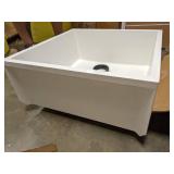 MUSTEE 63M 24 in W x 24 in L x 10 in H, Fiberglass, Mop Sink