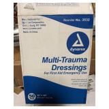 Retail: $147 Multi-Trauma Dressing, Individually Wrapped, Sterile, Cotton, PK 50