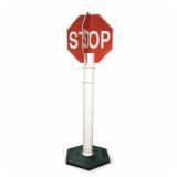Retails: $252 4-Way Stop Sign with Base, Sign Legend Stop, MUTCD Code R1-1, 56 in x 11 in