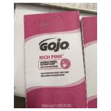 Gojo Rich Pink Antibacterial Lotion Soap Refill, 2pk