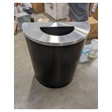 Glaro Profile Half Round Trash Receptacle - 28 5/8 x 24 x 12 - 29 Gallon - 2491