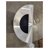 Glaro Profile Half Round Trash Receptacle - 28 5/8 x 24 x 12 - 29 Gallon - 2491