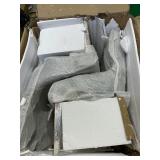 Modrest Dumas Contemporary Grey Velvet & Stainless Steel Dining Chair (Set of 2) Retail:$839.99