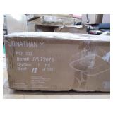 Rafael 17.7" Integrated LED Metal Flush Mount Ceiling Light, Black by JONATHAN Y Retail: Retail: Retail: $199.49