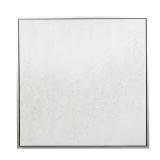 White Canvas Contemporary Framed Wall Art 39 x 39 x 1 - 39 x 1 x 39- Retail:$259.99
