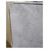 White Canvas Contemporary Framed Wall Art 39 x 39 x 1 - 39 x 1 x 39- Retail:$259.99