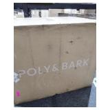 Poly and Bark Verity Leather Lounge Chair- Retail:$696.49