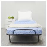 Milliard Lightweight Rollaway Folding Cot with Medium Firm Foam Mattress- Retail:$152.99