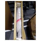 Sei Freston Faux Marble End Table With Open Shelf in Chrome Retail: Retail: Retail: $183.99