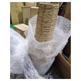 Brown Faux Seagrass Coastal Style Floor Vase 44 x 14 x 14- Retail:$160.99