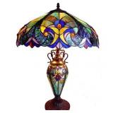 Chloe Lighting Liaison Tiffany-Style 3-Light Victorian Double Lit Table Lamp with 18" Shade Retail: Retail: Retail: $279.99