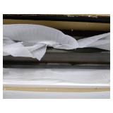 SEI - Wallaston Mirrored Media Cabinet - Light brown finish w/ mirror  Retail: $352.49