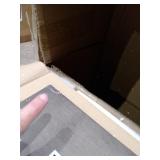 SEI - Wallaston Mirrored Media Cabinet - Light brown finish w/ mirror  Retail: $352.49