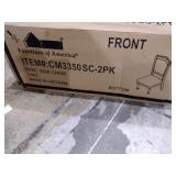 Sylvana Brown Cherry and Espresso Wood Frame Upholstered Side Chair (Set of 2) Retail: Retail: Retail: $466.99