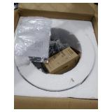 CHLOE Lighting FRIEDRICH Industrial-style 1 Light Rubbed Bronze Ceiling Mini Pendant 14" Wide Retail: $54.99