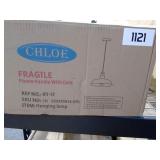 CHLOE Lighting FRIEDRICH Industrial-style 1 Light Rubbed Bronze Ceiling Mini Pendant 14" Wide Retail: $54.99