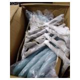 FurnitureR Scargill Sky Blue Upholstered Textured Fabric Dining Chairs (Set of 4) Retail: Retail: Retail: $284.99