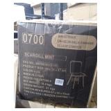 FurnitureR Scargill Sky Blue Upholstered Textured Fabric Dining Chairs (Set of 4) Retail: Retail: Retail: $284.99