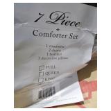 Madison Park Porter Black/ Grey Comforter Set- Retail:$117.59